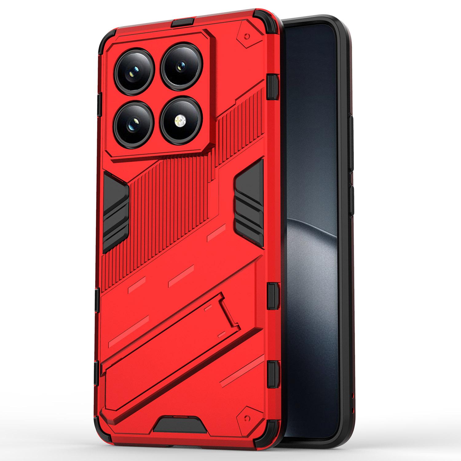 

For Xiaomi 14T Pro Case PC+TPU Shockproof Phone Cover with Kickstand C