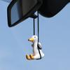 Kleine Ente Schaukel Auto Anhänger Dekoration Niedliche Ente Auto Rückspiegel Anhänger