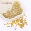 2 Sizes 18K Gold Plated Round Abacus Spacer Beads Bracelet Saucer Beads DIY Jewelry Making Supplies Findings Accessories