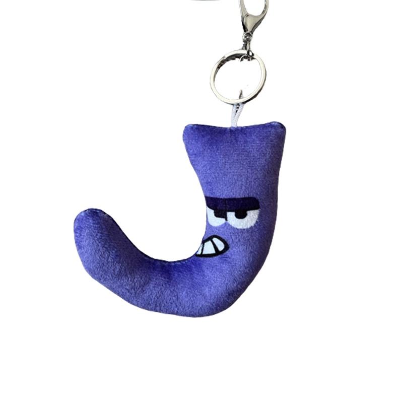 Cozy Alphabet Lore Plush Pendant Doll Baby Educational Toy Home Decor Xmas Gift