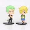 One Piece Pvc Figurine Set Adorable 6 Piece 10-11cm Sabo Luffy Sanji Zoro Nami
