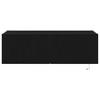 TV Wall Cabinet 2 Pcs Black Oak Effect 100 X 35 X 31 Cm