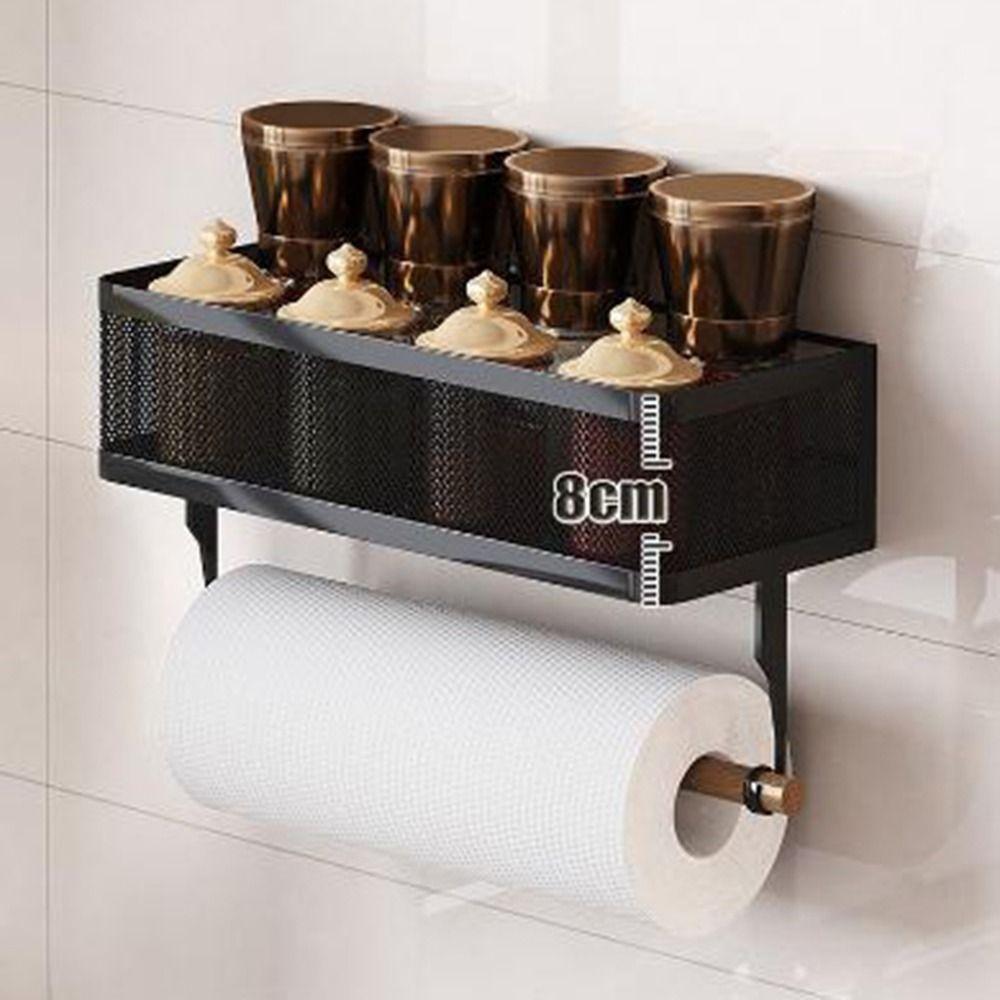Strong Load-bearing Spice Storage Rack Wall Mounted Wall Shower Shampoo Rack  Bathroom