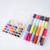 Home Use 36 Colors Spool Set 250 Yards Hand Sewing Thread Sewing Machine Thread Needle Thread Polyester Thread 402 Sewing Thread Set