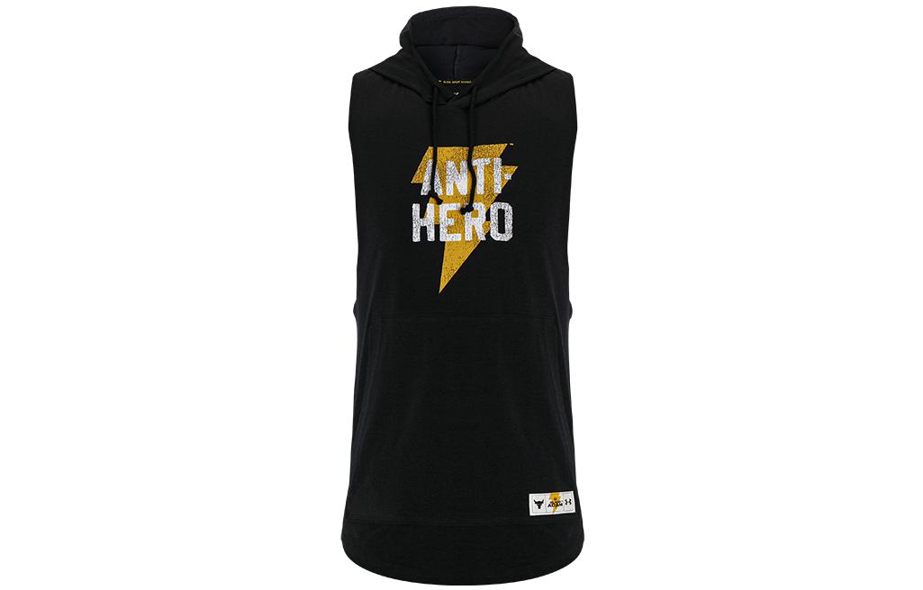 Under Armour Project Rock Black Adam Skeleton Sleeveless T-shirts 1377748-001 XL