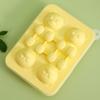 1pcs Cute Bear Ice Cube Tray Flexible Food Grade Silicone Ice Cube Mold Ice Trays for Freezer Kitchen Tools