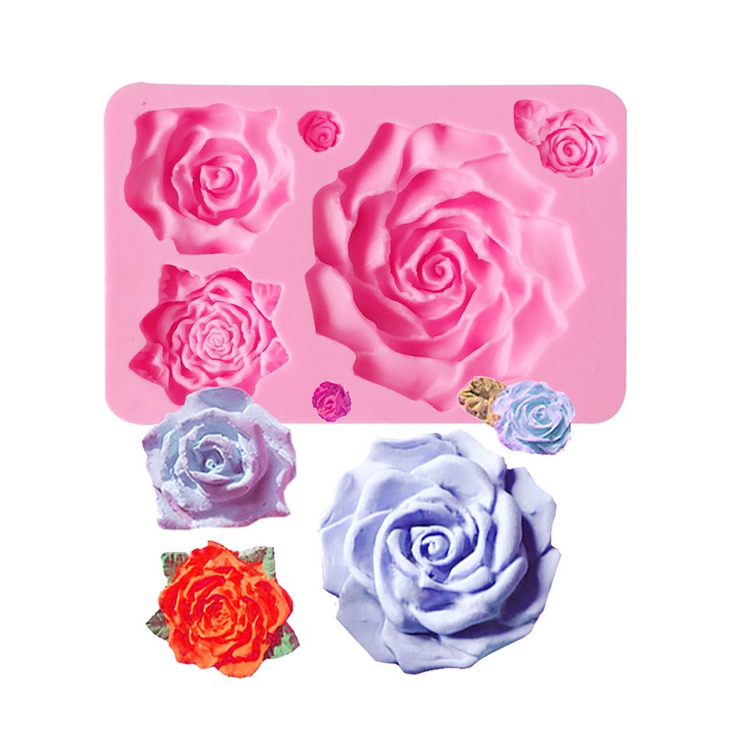 Big Rose Sun Flower Molds DIY Handmade Baking Tools Cake Decorating for Party   Birthday Gift