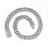 European & American Hip Hop 16mm Cuban Chain Zircon Necklace: Trendy Men's Luxury Jewelry