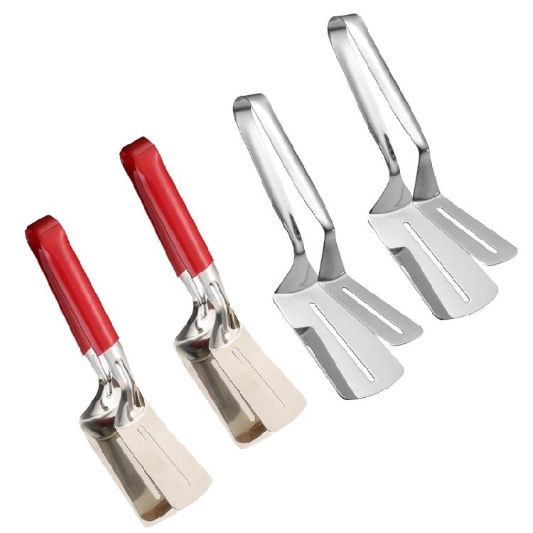 Stainless Steel Meat Turner Comfortable Grip Nonslip Spatula with Extended Handle Barbecue Accessory