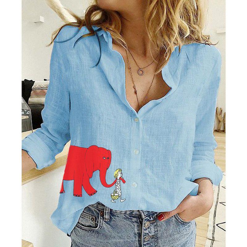 Casual Loose Long Sleeved Linen Shirt Casual Loose Long Sleeves Linen Shirt