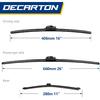 Replacement for Hyundai Tucson   2024 2025 Wiper Blades, Windshield Wiper Blade  Replacement Set - 26 Inch/16 Inch/11 Inch (3 Piece Set) U/J HOOK
