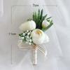 Wedding Bride and Groom Corsage Fresh Forest Simulation Corsage Wrist Flower