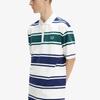 FRED PERRY [Sport] Relaxed Striped Polo Shirt - Snow White Afpm2612466-129