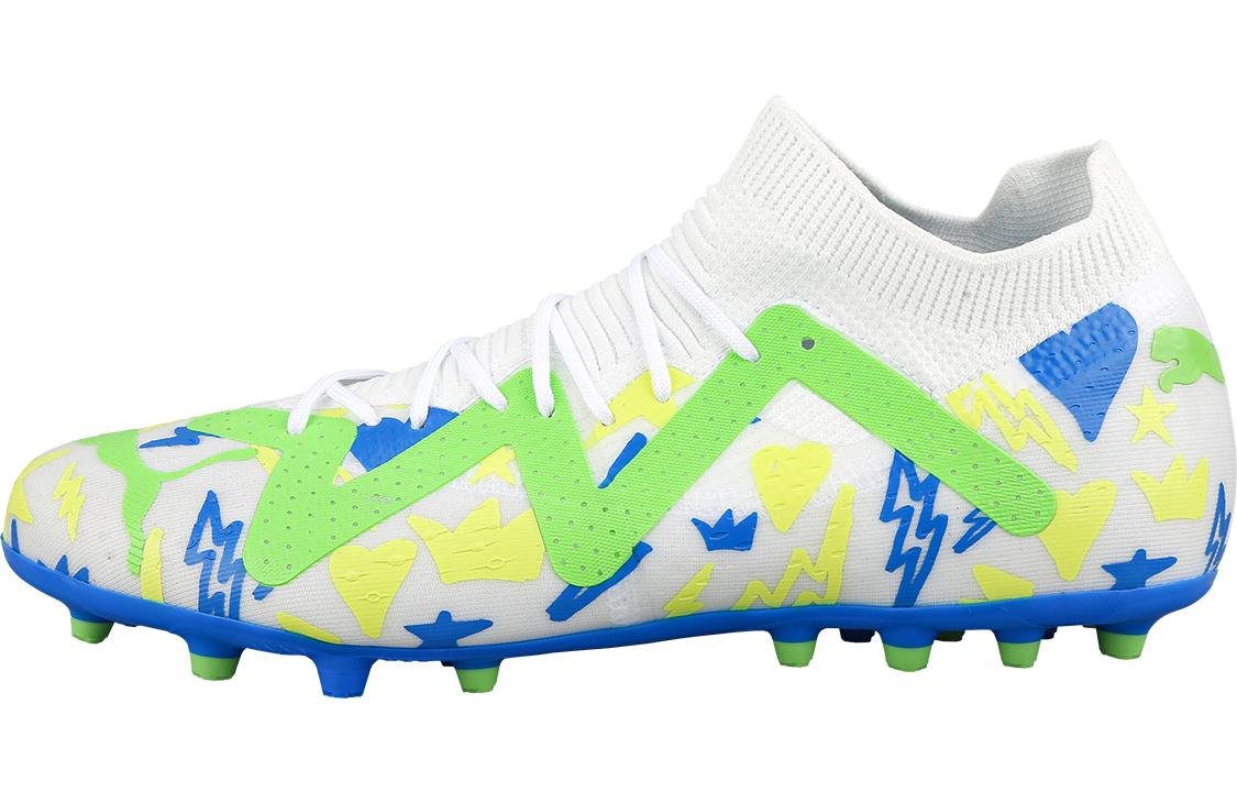 PUMA Future Match X Neymar Mg White Green Blue 107617-01 44.5
