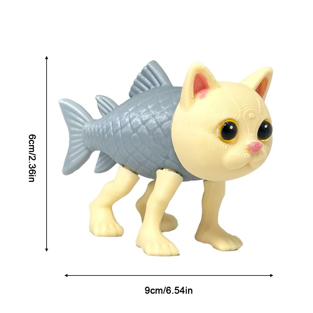 Creative Articulated Figure Tungtungtung Sahur 3D Printing Wood Stick Man Figurine Desktop Arm Movable Action Figure Collectible