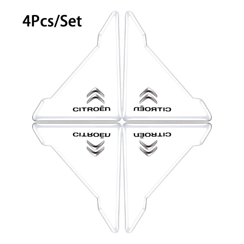 

4PCS Car Door Anti-collision Corner Protectors Stickers For Citroen C1 DS3 C2 C3 Vts C4 Saxo C4L C5 C6 C8 Xsara C3-XR Picasso
