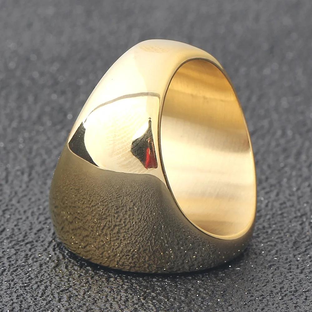 YILUOCD Siegel der Sieben Erzengel Ringe für Männer Der Schlüssel Salomos Ring Kabbala Talisman Amulett Edelstahl Herrenschmuck