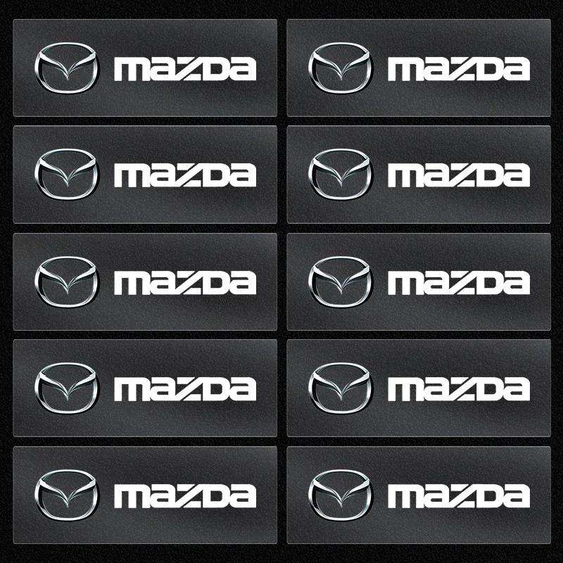 Autocollants de Poignée de Porte de Voiture Autocollants Protecteurs de Rétroviseur Accessoires de Voiture Pour Mazda 3 5 323 626 CX-3 CX-4 CX-5 CX-7 CX-9