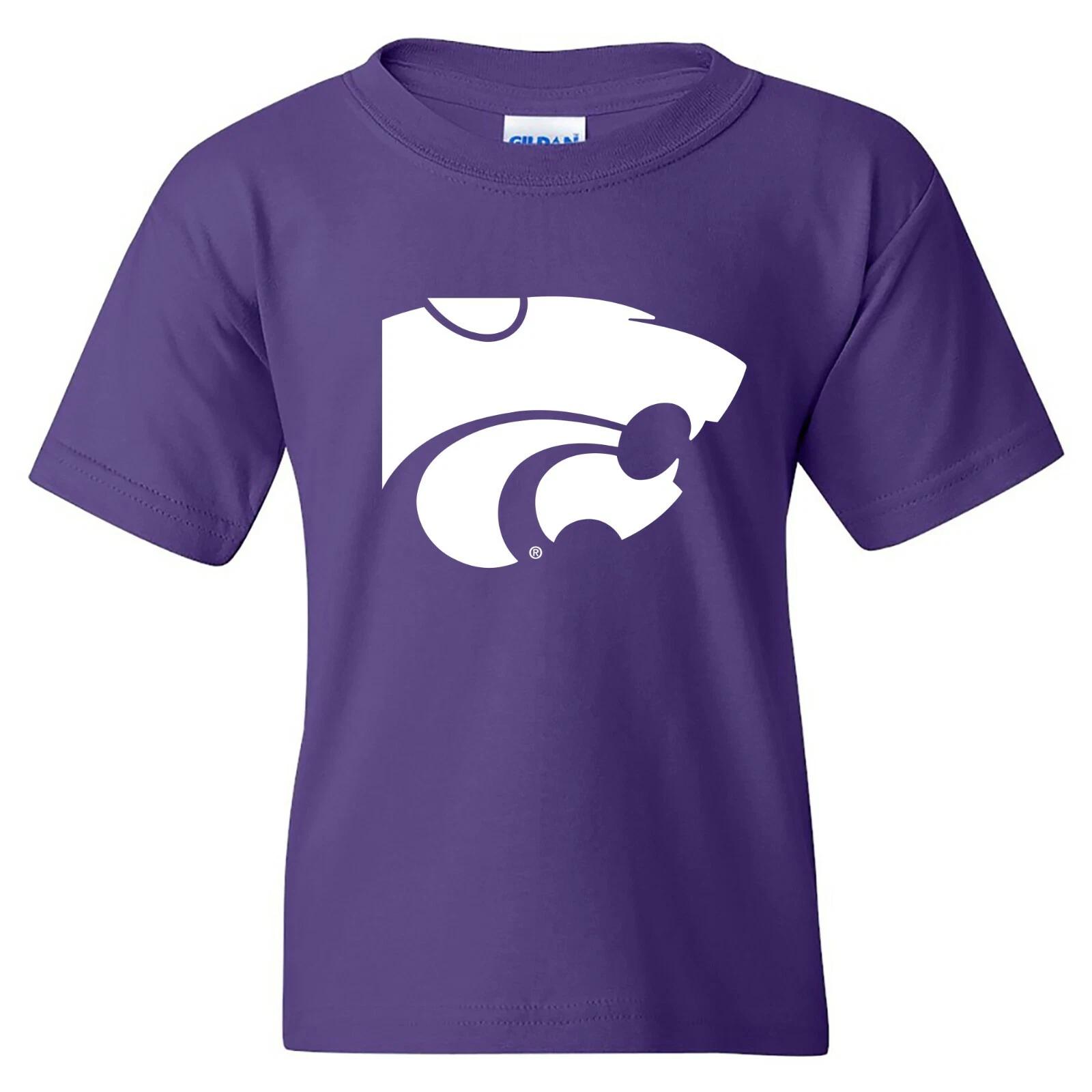 Kansas State Wildcats Primary Logo - University College Team Youth T-Shirt M