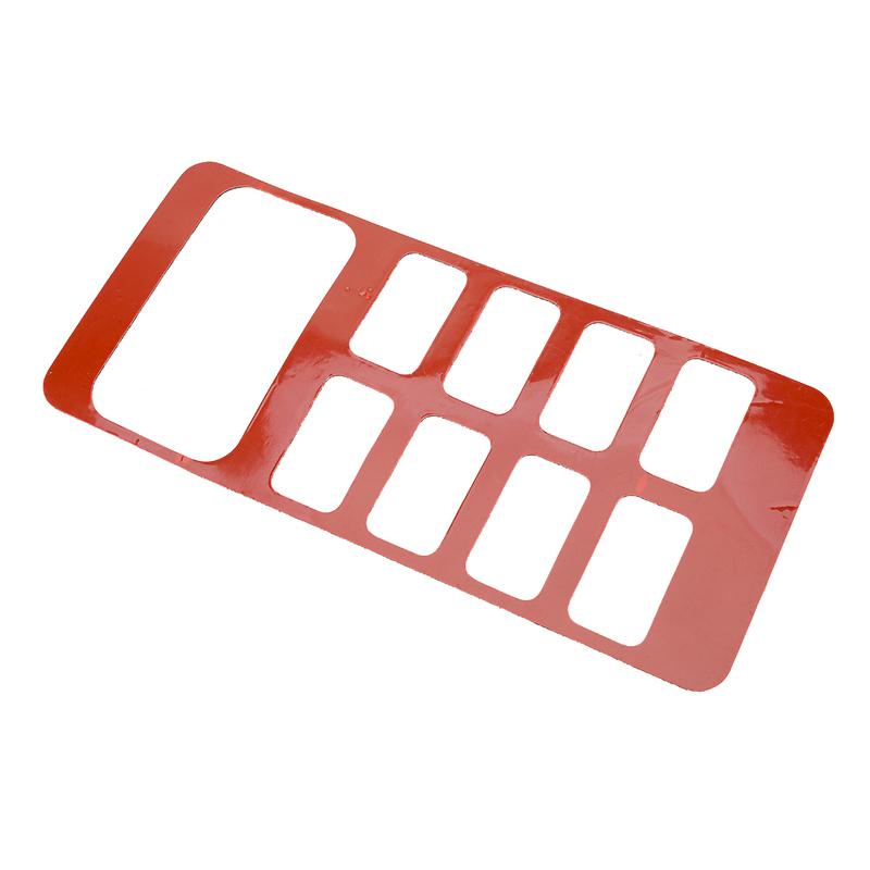 Front Central Console Button Panel Cover Trim Fit for Toyota FJ Cruiser 2007 2008 2009 2010 2011-2014 LHD Black Carbon Fiber