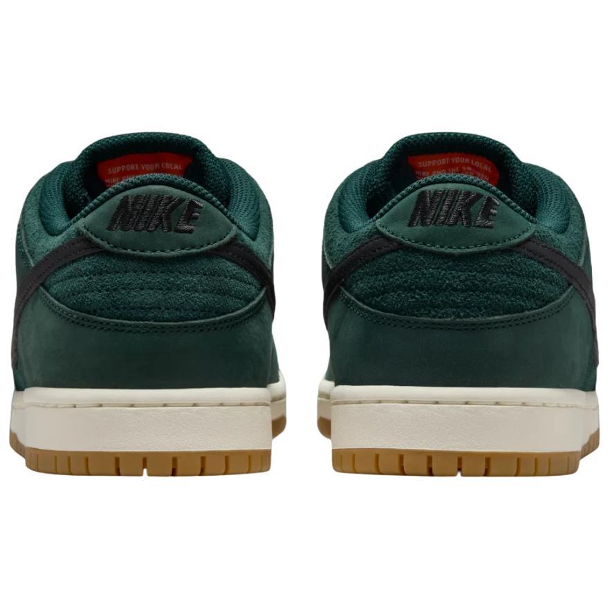 Nike Dunk Low Pro SB Abete Profondo Scarpe da Ginnastica da Uomo Verde Nero Vela FJ1674-300
