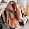  Luxury Winter Cashmere Scarf Women New Design Warm Pashmina Blanket Poncho Scarves Female Print Shawl Thick Foulard Bufanda