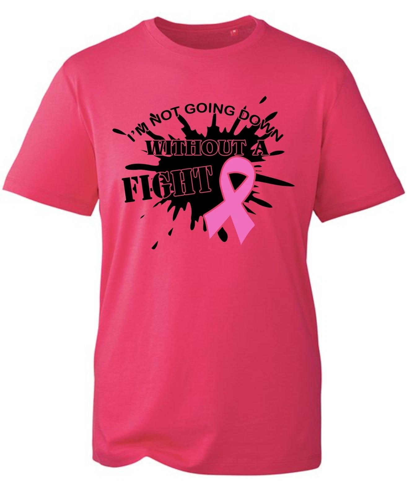 I m Not Going Down Without Fight Tee,Breast Cancer Awareness Shirt,Support,Gift M