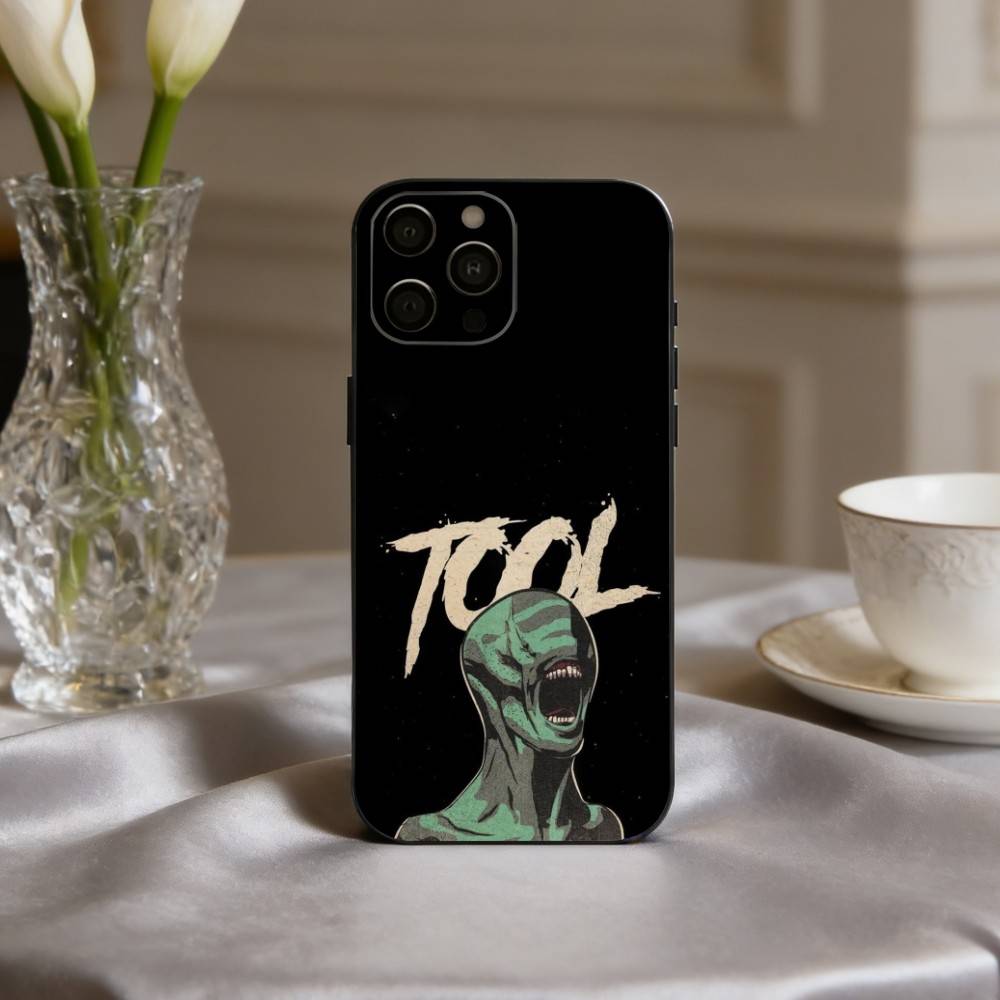 

cool B-Band T-Tool-L S-Schism-M Phone Case For iPhone 17,16,15,14,13,12,11 Plus,Pro Max,XS,Soft Silicone Black Cover iPhone17air