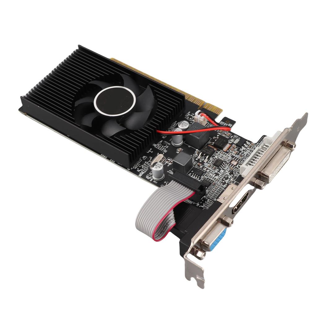 GT210 1G DDR3 Grafikkarte mit Lüfter 64 Bit Unterstützung VGA DVI HD Multimedia Interface DirectX10.1 PC Grafikkarte