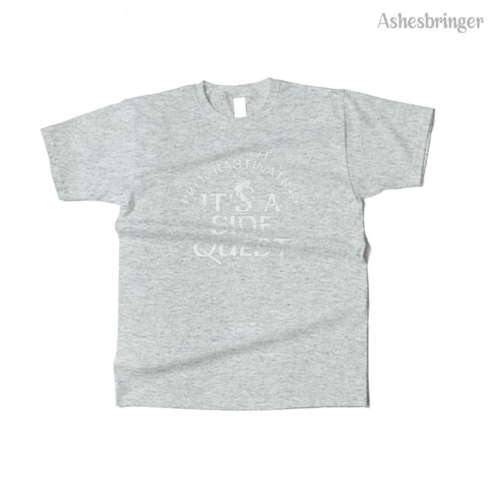 

Mens Cotton I m Not Procrastinating, It s A Side Quest Graphic Funny T Shirt Street Casual Style Tee for Men and Women 4XL