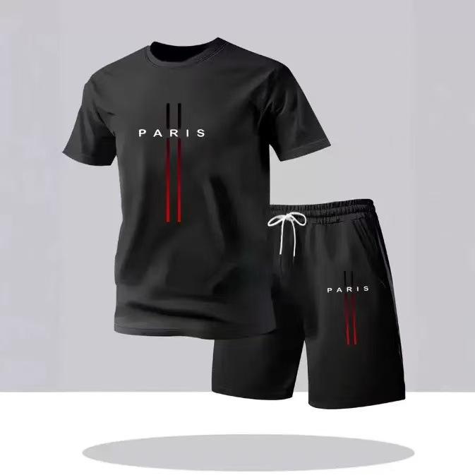 Men's Quick-Dry Short-Sleeve Running Sportswear Set