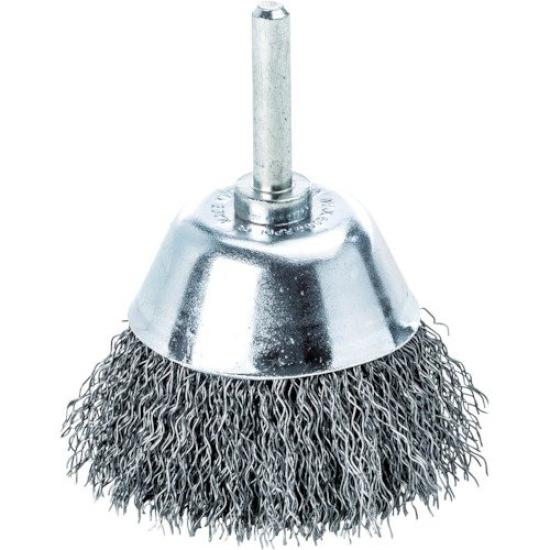 

LESSMANN brush with shaft Steel wavy line 435162 Cup-shaped 0.3 50