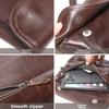 Designer Men's Genuine Leather Crossbody Bag Luxury Fashion Shoulder Messenger Bag Casual Travel Adjustable Strap Length