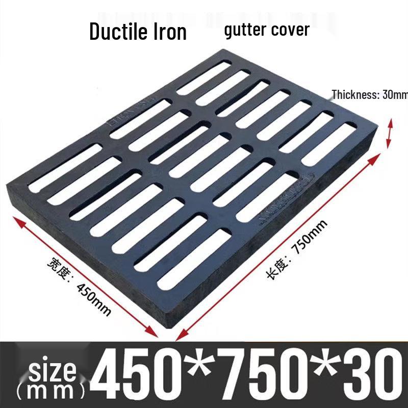 Heavy-Duty Cast Iron Drainage Grate Cover