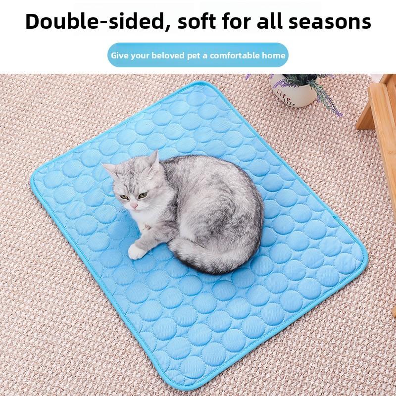 Sommarhusdjurssoffmattor, Golvmattor, Hundisdmattor, Vår- och Sommarkattkyla Mattor, Isilkesmattor, Kylande Sovmattor