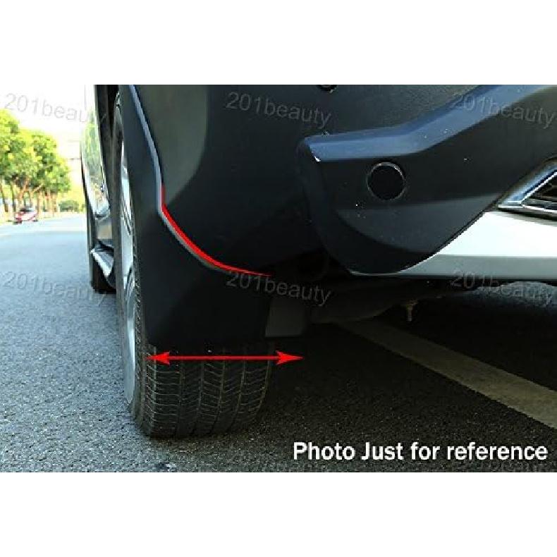 New 4pcs Black Color Front + Rear Car Mud Flaps Mudflaps Mud Guards Mudguard Splash Guard Fender Custom Fit for Hyundai Tucson 2015 2016 2017 2018