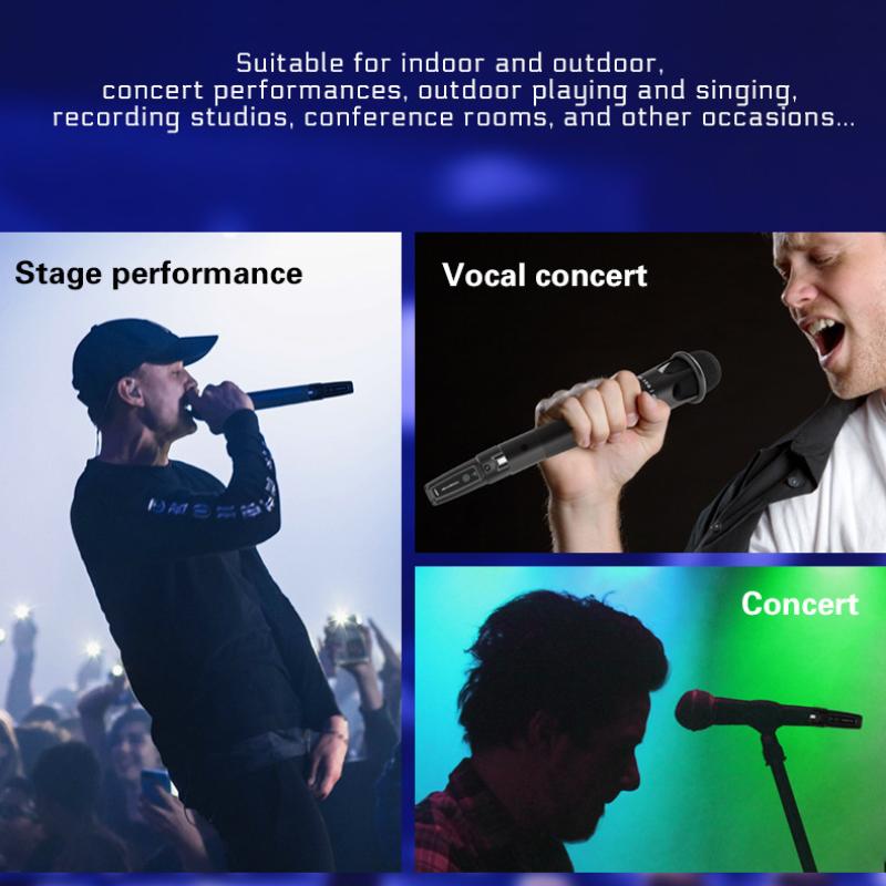 Wireless Microphone Transmitter Receiver System Xlr Adapter System For Dynamic Microphone Guitar Audio Mixer Pa System