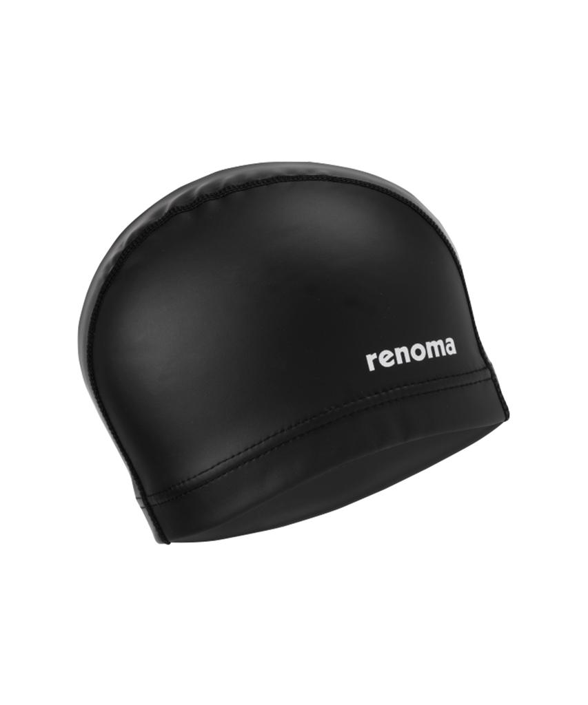 Lenomasuyeongbog Adult Simple Logo Pu Swim Cap Black Ro-Rc2F001-Bk