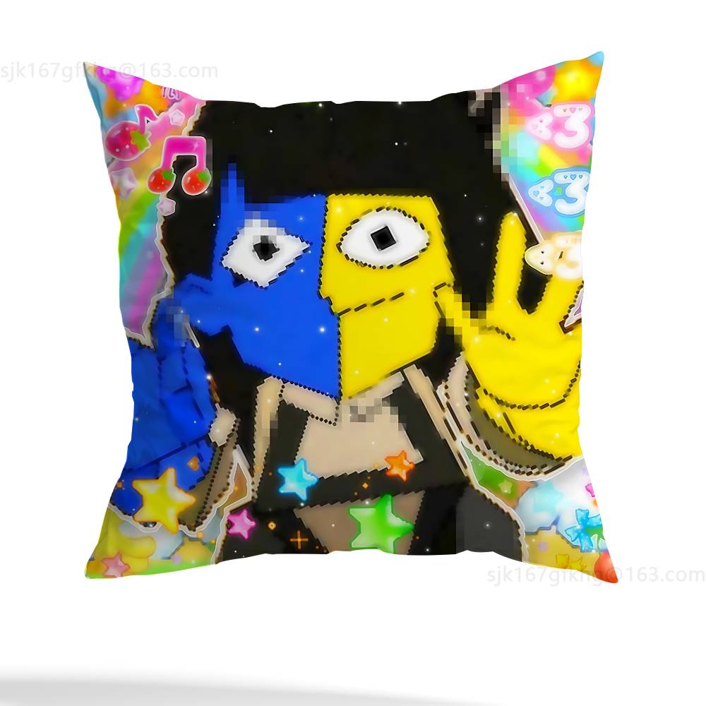 Ena Graphic Sthetic Pillow Case Pillow Case Living Room Sofa Cushion Cover Suitable For Home Bedroom Room Decoration