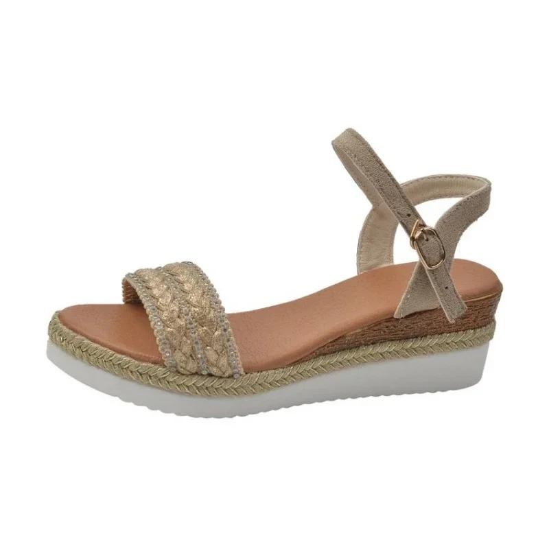 

Fashion Women Light Wedges Sandals Female Fashion Platform Shoes Ladies Flat Casual Beach Outdoor Sandalias Mujer 2024 Womens Shoes 43