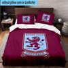 Set Biancheria da Letto Stampato Aston Villa Football Club 3 Pezzi Copripiumino Chiusura Include 1 Copripiumino e 2 Federe Set Biancheria da Letto Arredamento Casa Regali