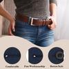 4 st Knappförlängare för Byxor Lång Spänne Krok Stretchjustering Midjespänne Förlängning Kvinnor Män Byxor Jeans 2.6x1.4"