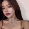 Geometric Full Rhinestone Necklaces Korean Style Wedding Bride Jewelry Tassel Necklaces  Wedding