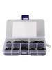 250pcs Washer Gasket Set Black Nylon Rubber Flat Ring Plain Repair Kit