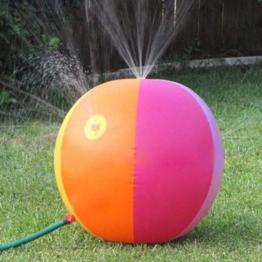 75Cm Inflatable Water Spray Ball Sprinkler For Kids - Outdoor Summer Novelty Lawn Swim Garden Toy For Children
