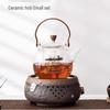 Hanyou Glass Japanese Teapot with Wooden Lid, 900ML