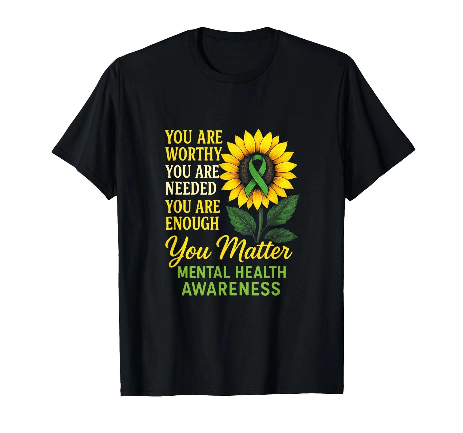 You Matter - Mental Health Awareness Sunflower T-Shirt M
