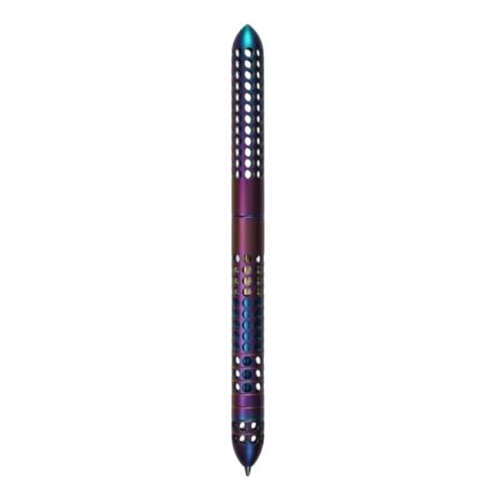

Magnetic Stress Hollow Pen Anxiety Relief Fidget Pen Cover Home Office Worker синий/фиолетовый