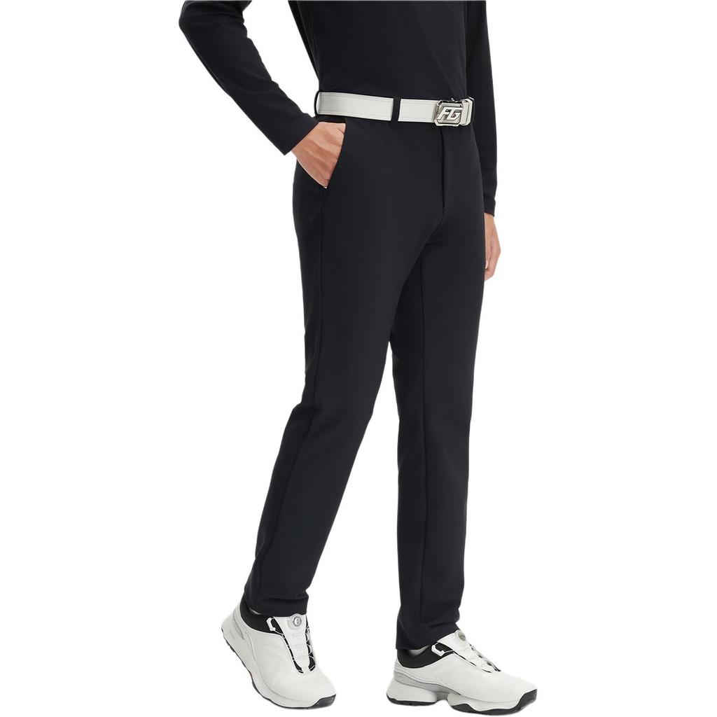 Fila Golf Solid Color Zip Knit Sports Pants Men Pants Legendary-Blue A11M445602F-NV