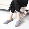 Women Spring Shoes Ballet Flats Slip-on Genuine Leather Pointed Toe Women's Loafers